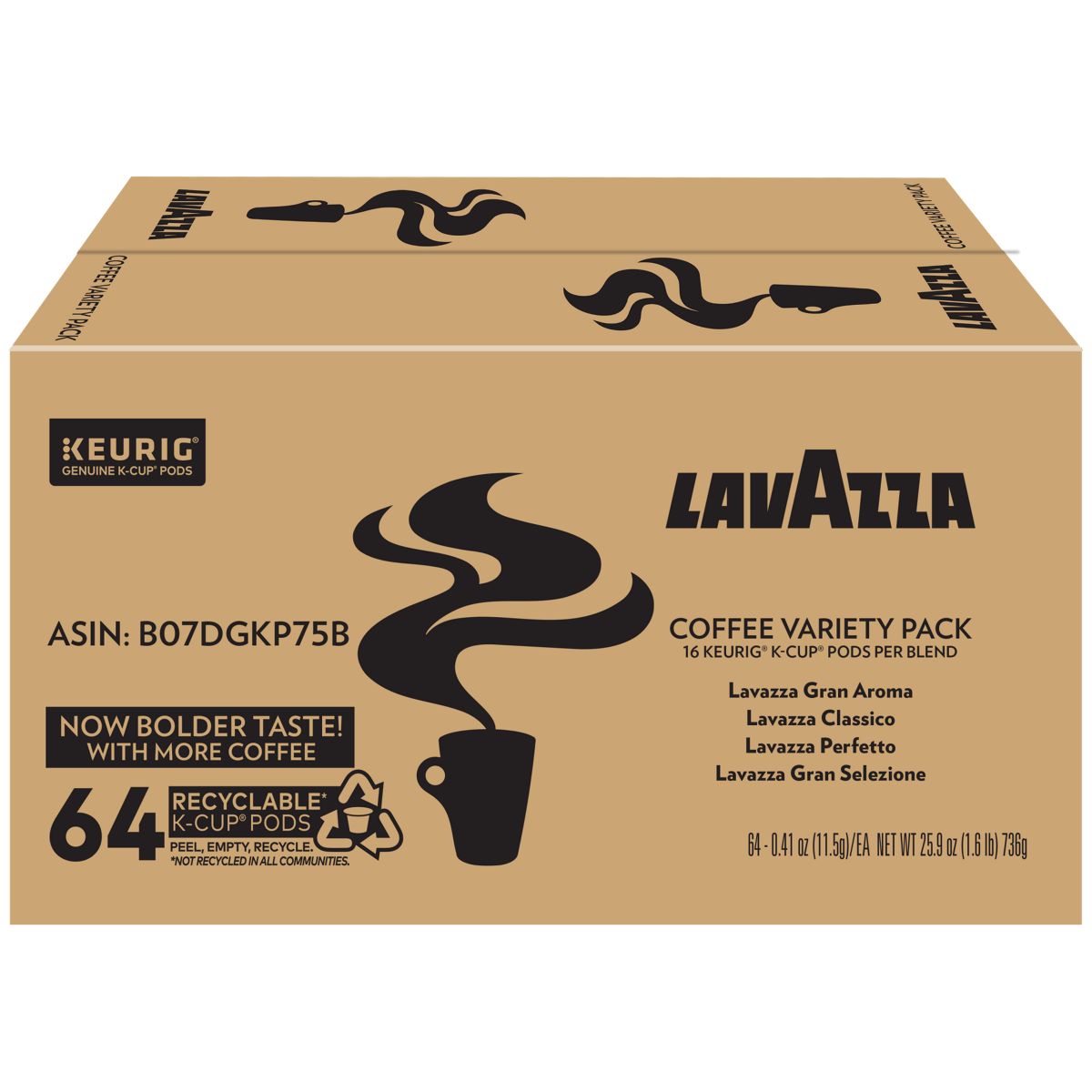 Lavazza Variety Pack K-Cup® Box 64 Ct Coffee