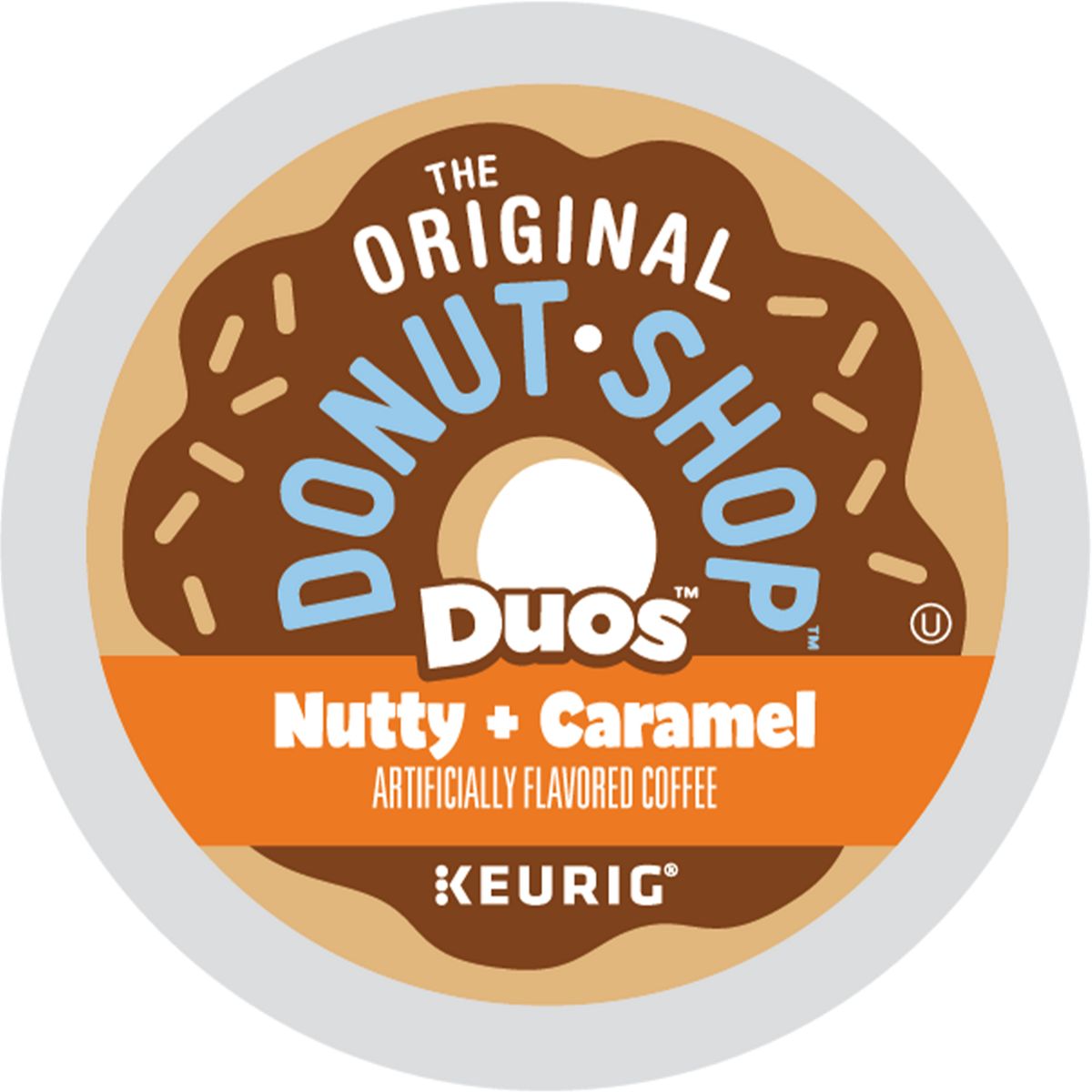 The Original Donut Shop Nutty Caramel Coffee K-Cup® Box 24 Ct - Kosher Single Serve Pods