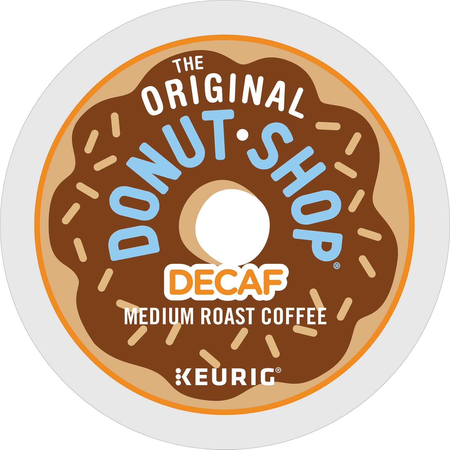 The Original Donut Shop Decaf Coffee K-CupÂź Pods Box 10 Count - KeurigÂź Single Serve