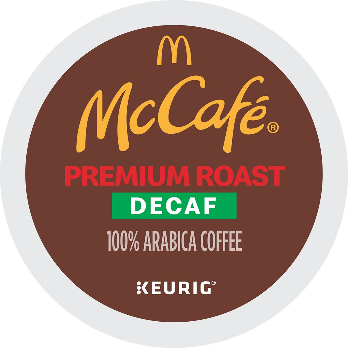 Mccafé Premium Roast Decaf Coffee K-Cup® Pods Box 24 Ct - Keurig® Single Serve Medium Roast Coffee
