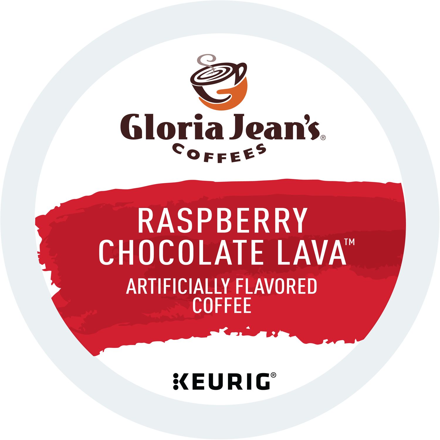 Gloria Jeans Raspberry Chocolate Lava Coffee K-Cup® Pods Box 24 Count - Keurig® Single Serve