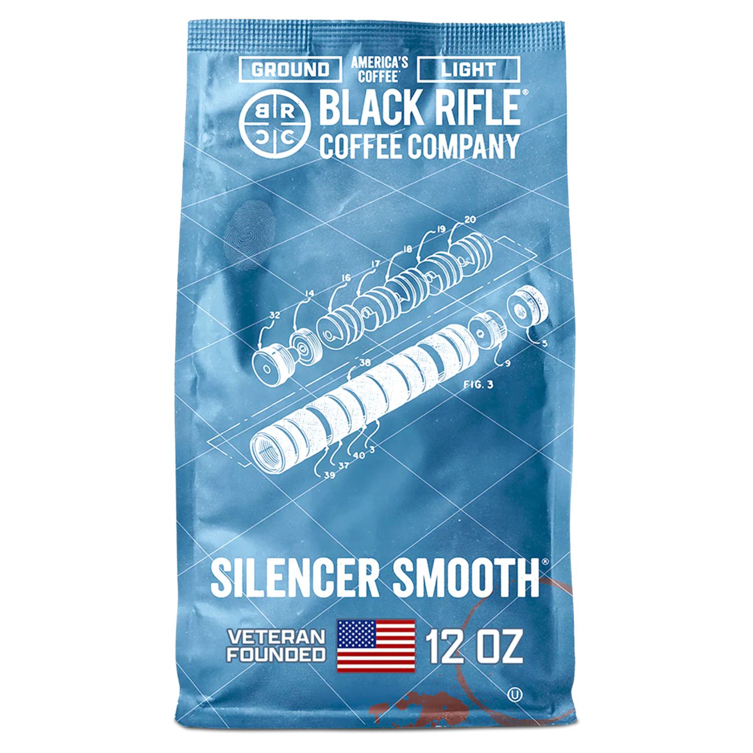 Black Rifle Coffee Company Silencer Smooth 2.0 Ground Coffee