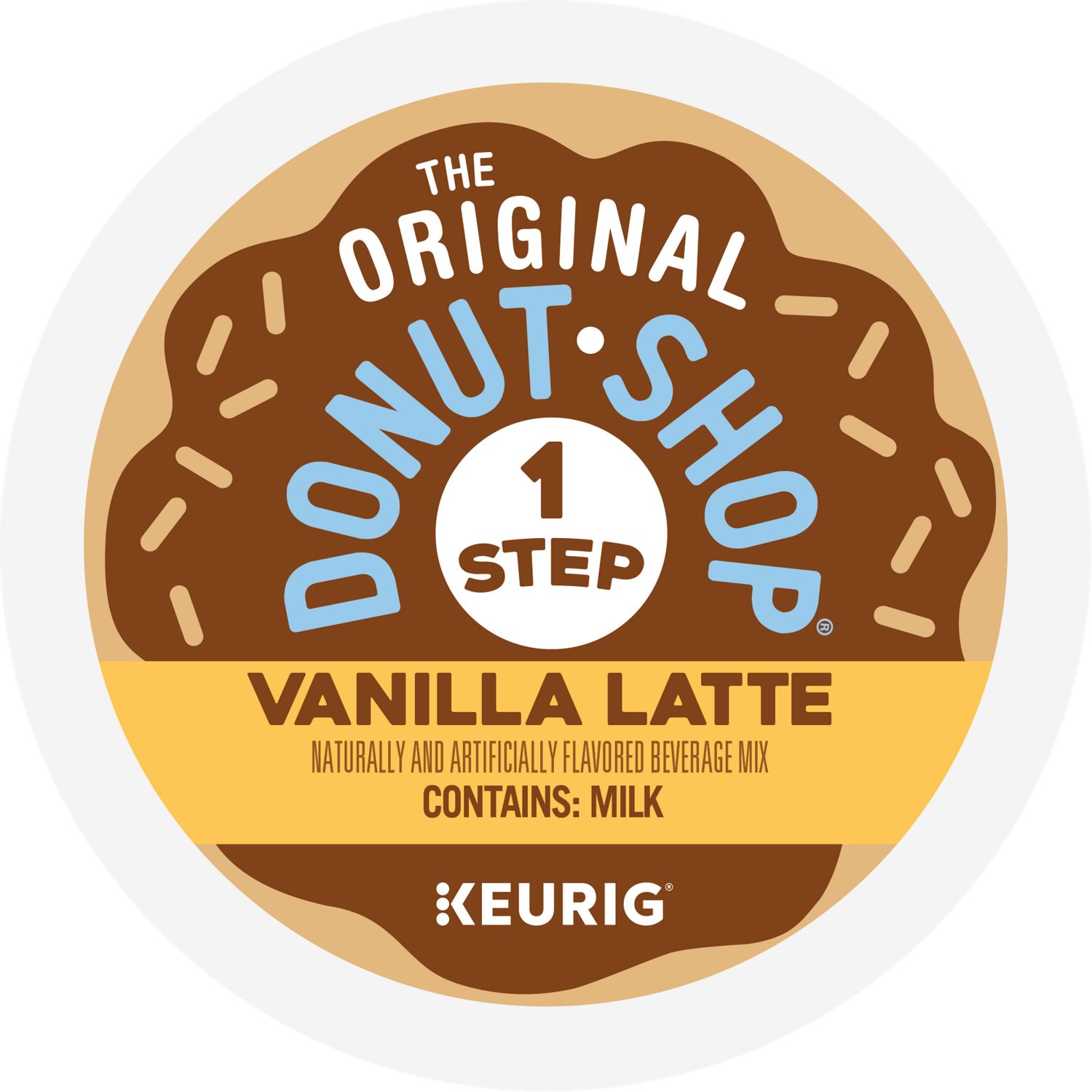 The Original Donut Shop Vanilla Latte K-Cup® Pods Box 10 Count Coffee - Keurig® Single Serve