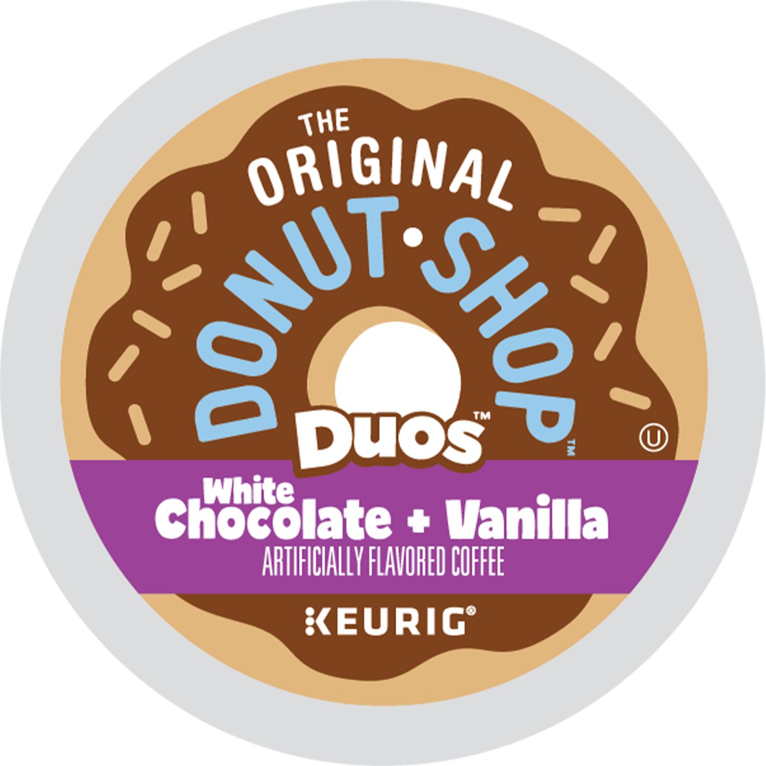 The Original Donut Shop White Chocolate And Vanilla Coffee K-CupÂź Pods Box 24 Count - KeurigÂź Single Serve