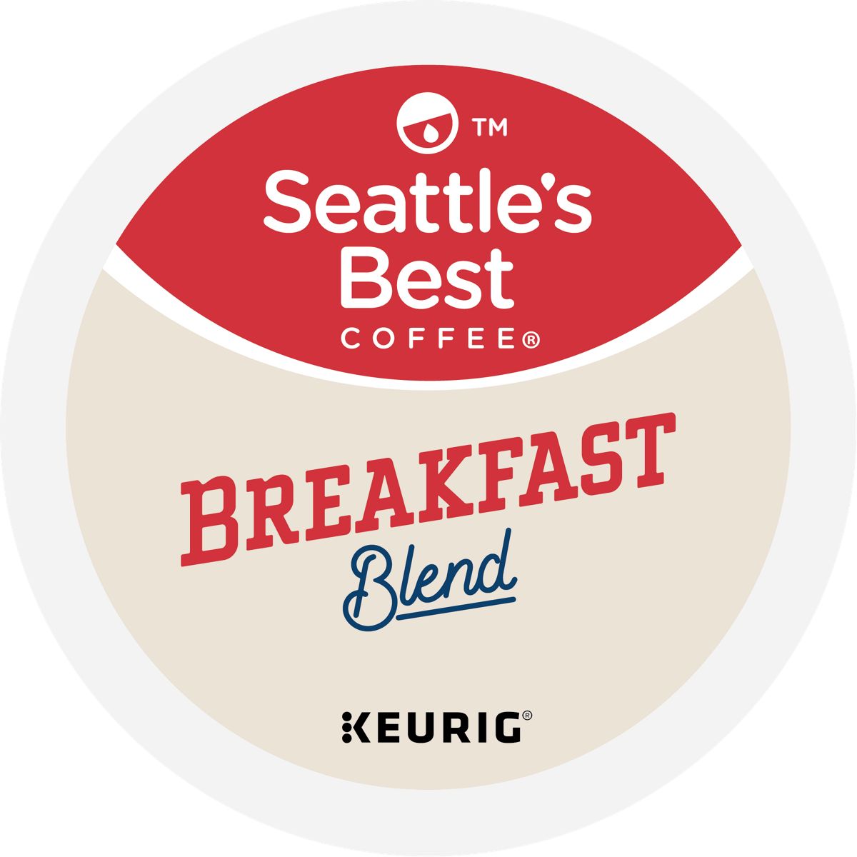 Seattle's Best Coffee Breakfast Blend Coffee K-Cup® Box 24 Ct - Kosher Single Serve Pods