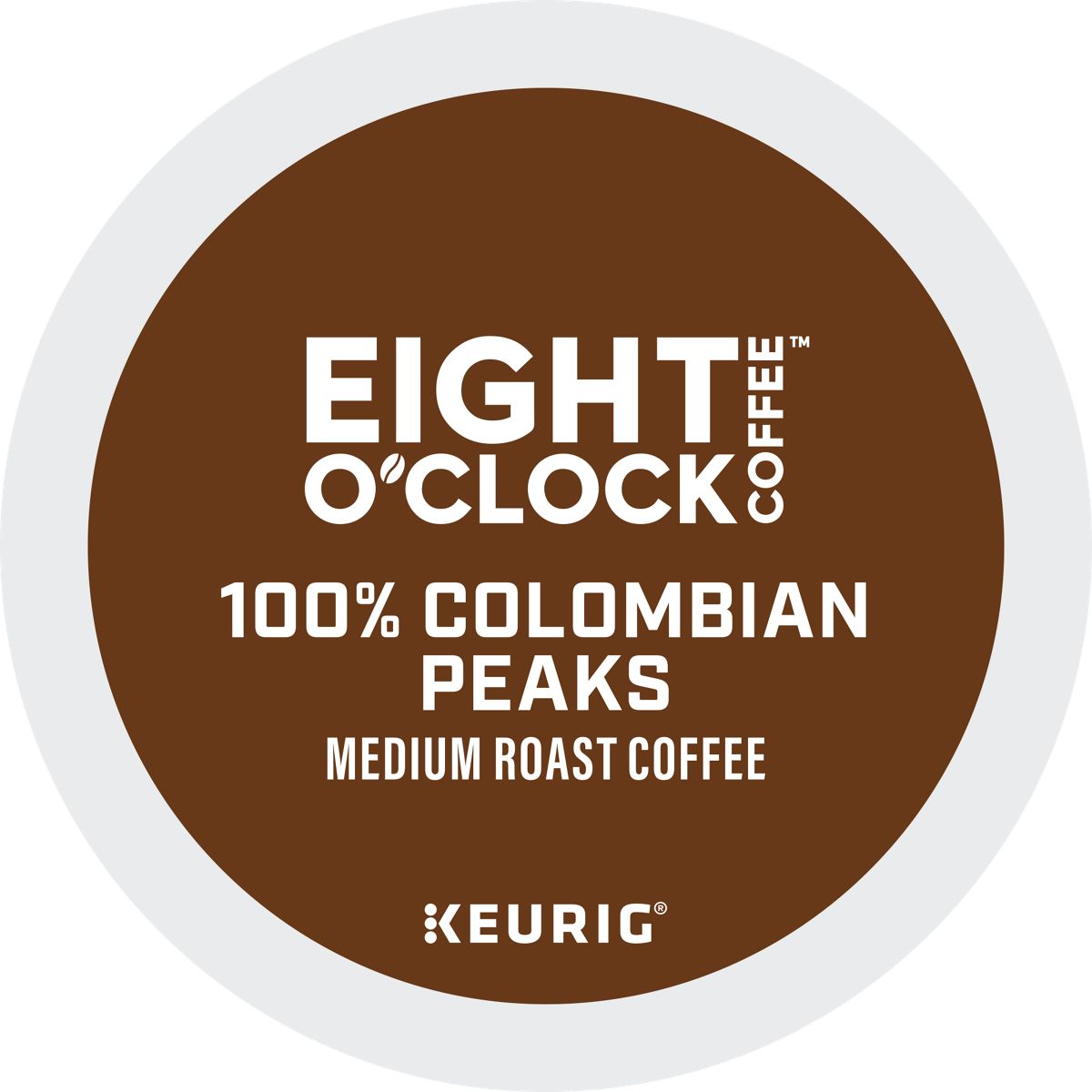 Eight O'clock Colombian Peaks Coffee K-Cup® Pods 12 Ct - Kosher Single Serve Pods