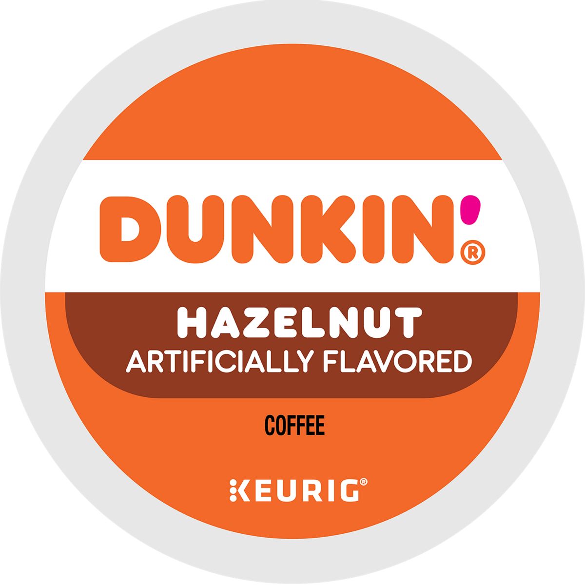 Dunkin' Hazelnut Coffee K-Cup® Pods 22 Ct - Kosher Single Serve Pods