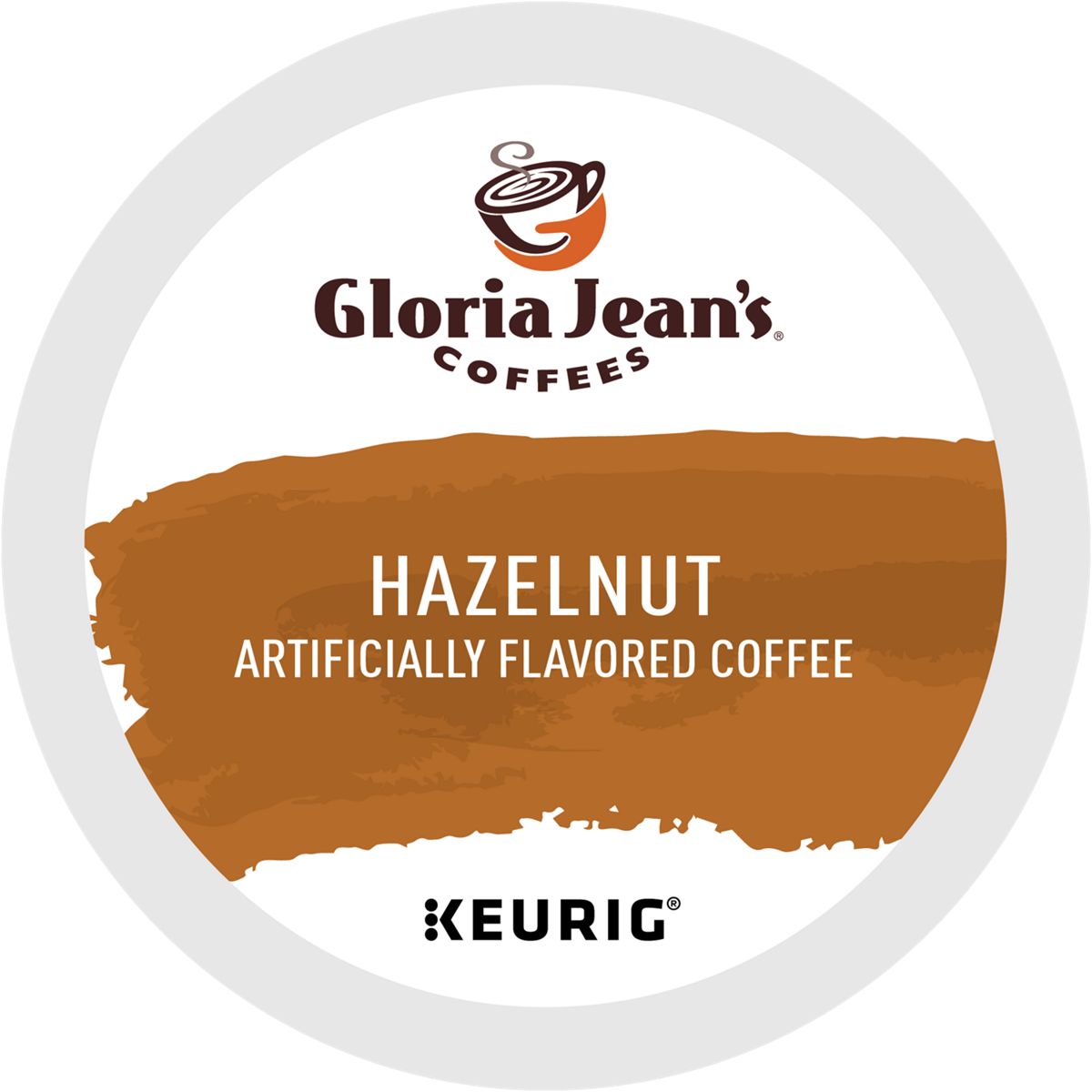 Gloria Jean's Hazelnut Coffee K-Cup® Box 24 Ct - Kosher Single Serve Pods