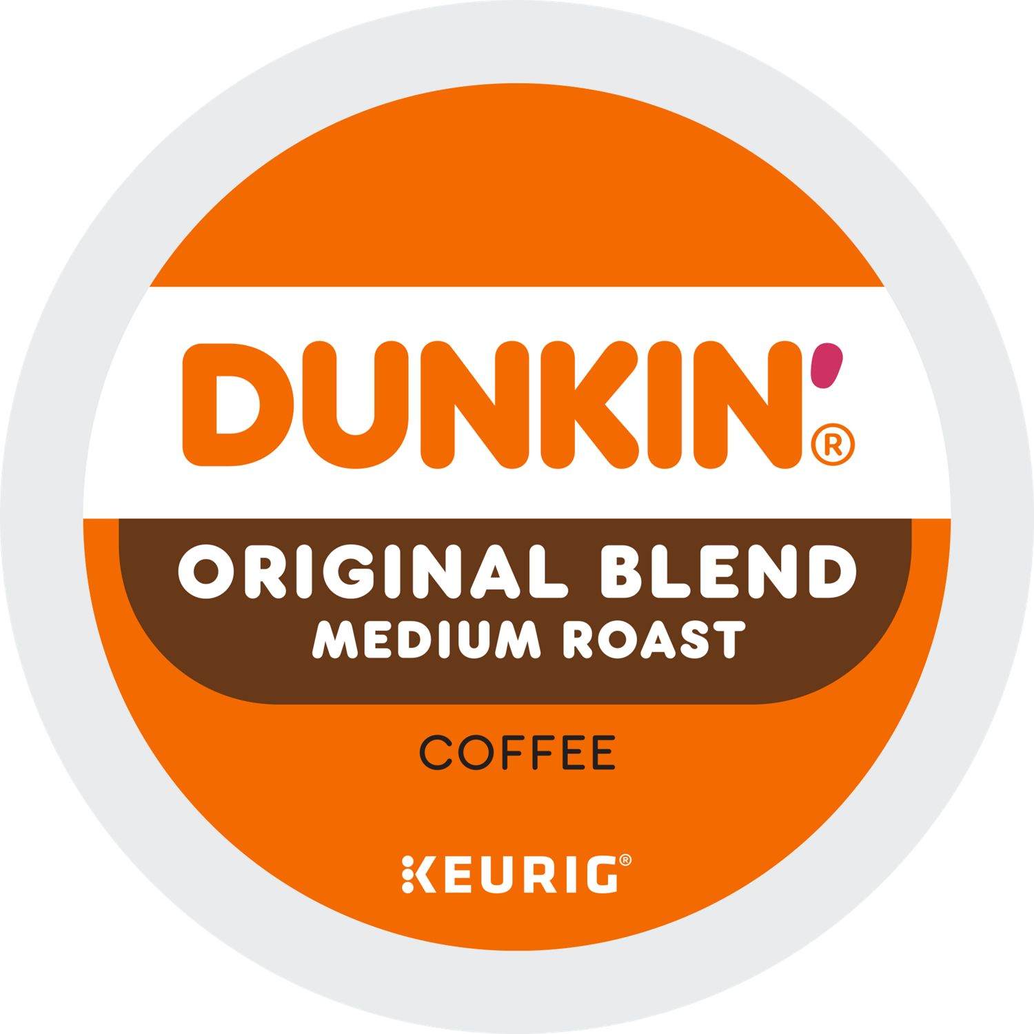 Dunkin Donuts Original Blend Coffee K-Cup® Pods Box 10 Count - Keurig® Single Serve
