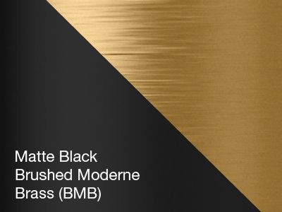 Matte Black Moderne Brass ( BMB)