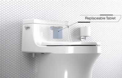 ContinuousClean Technology - a Self-Cleaning Toilet Feature