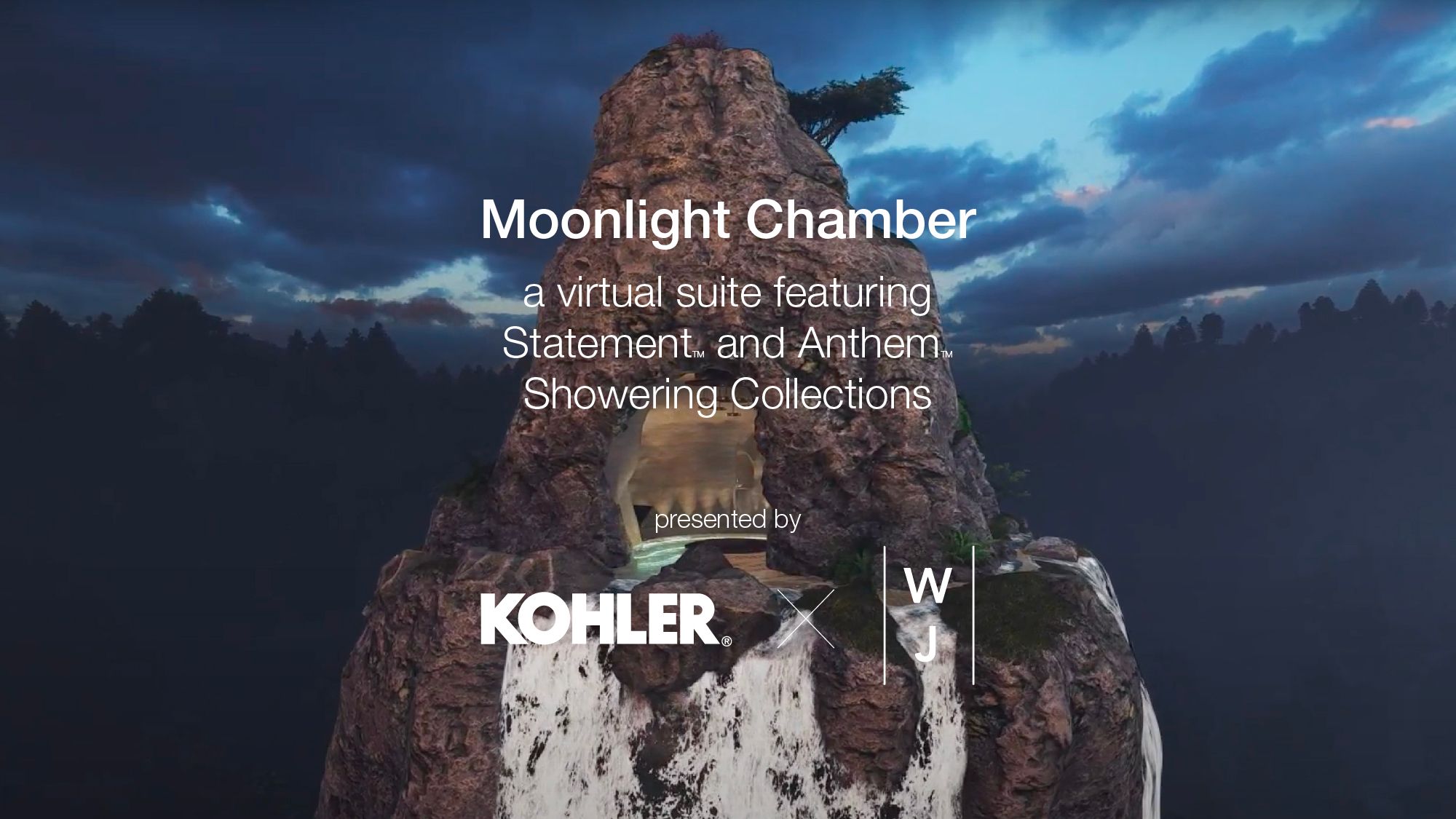 KOHLER® x White Jacket Collaboration: Moonlight Chamber