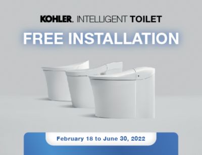 Intelligent Toilets Free Installation Promo