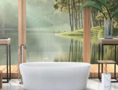 Karing® 1.6m Oval Lithocast Bath