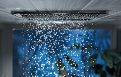 Enjoy a relaxing experience with a rain shower installation