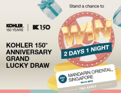 KOHLER 150th Anniversary Grand Lucky Draw