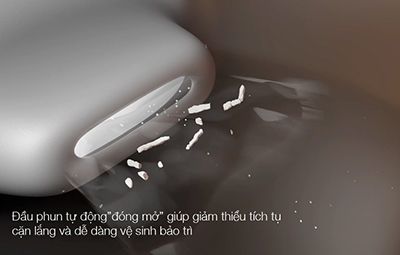 Giảm tích tụ cặn lắng, vệ sinh bảo trì dễ dàng.