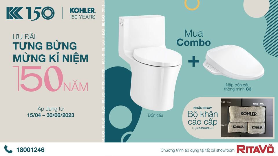 ƯU ĐÃI TƯNG BỪNG – MỪNG KỈ NIỆM 150 NĂM