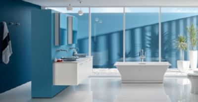 Tính đến năm 2024, thiết kế phòng tắm hiện đại đang là xu hướng phổ biến. Không chỉ bao gồm các thiết bị hiện đại như bồn tắm sục, vòi nước điều chỉnh nhiệt độ, hệ thống sưởi ấm,... mà còn liên quan đến việc sử dụng vật liệu tự nhiên, ánh sáng và màu sắc tạo ra không gian xanh - sạch - đẹp.