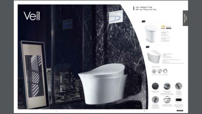 Những dấu ấn công nghệ hội tụ vào một chiếc bồn cầu thông minh