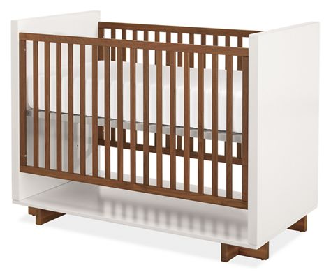 mid century modern crib