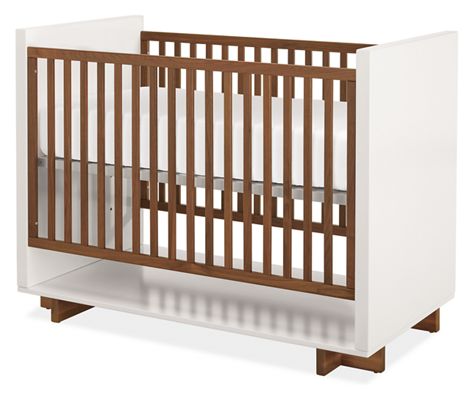 walnut crib