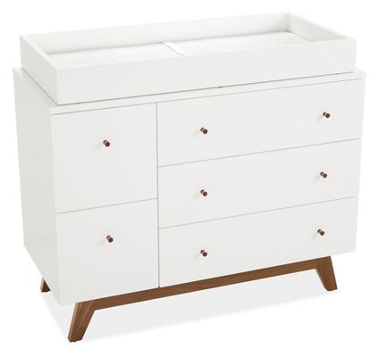 all modern changing table