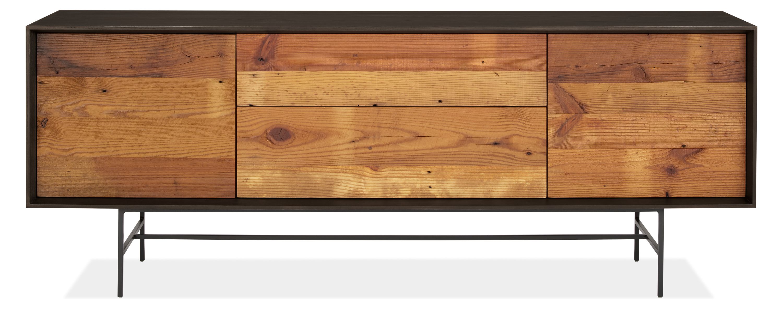 Mckean Media Cabinets In Reclaimed Wood Modern Living Room