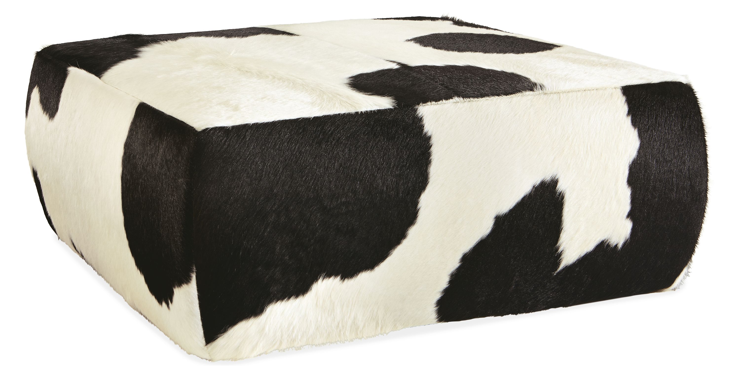 Lind Modern Cowhide Ottomans Modern Ottomans Footstools