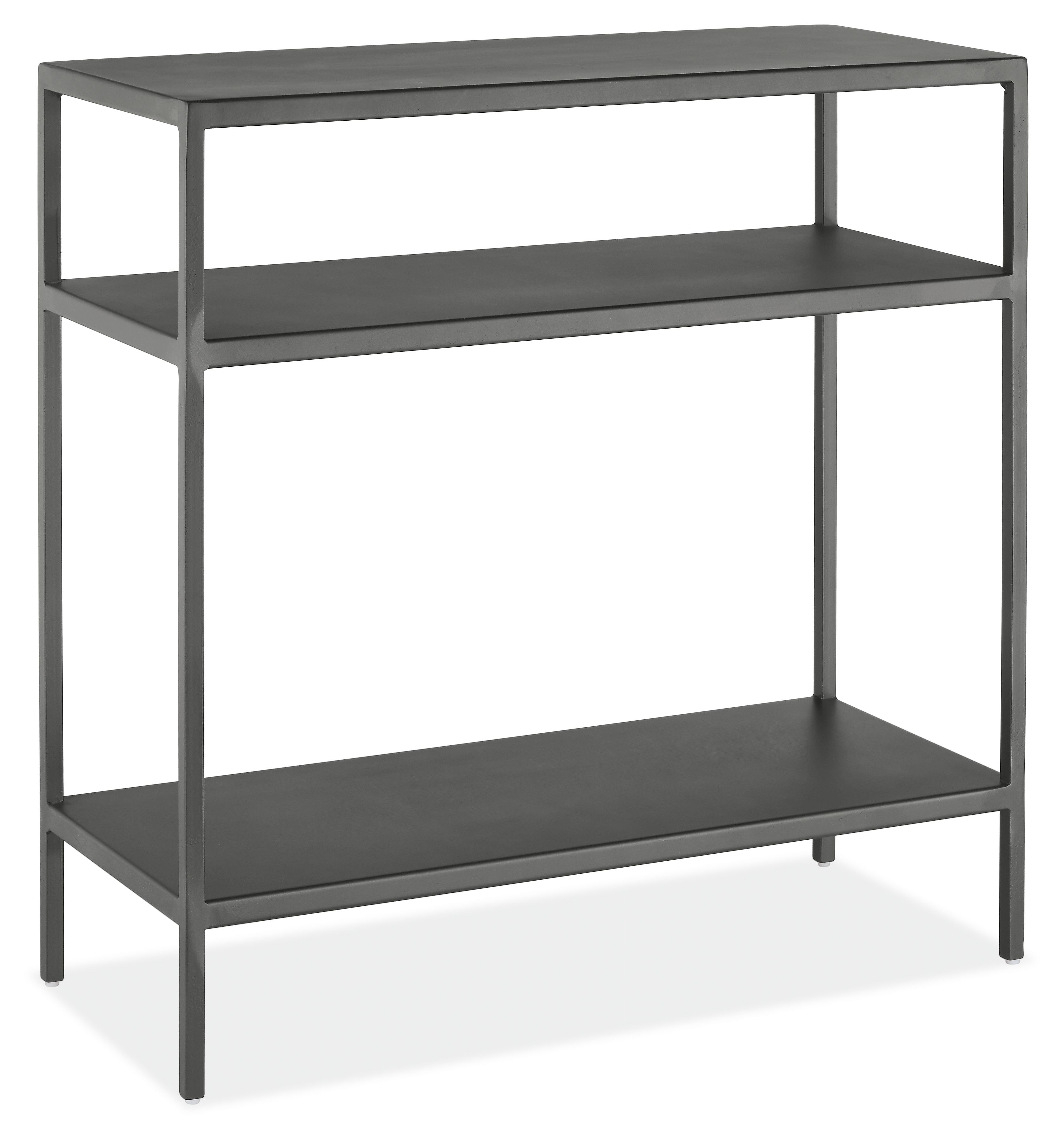 Slim End Tables In Natural Steel