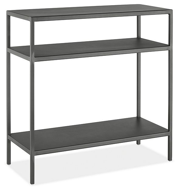 Slim End Tables In Natural Steel