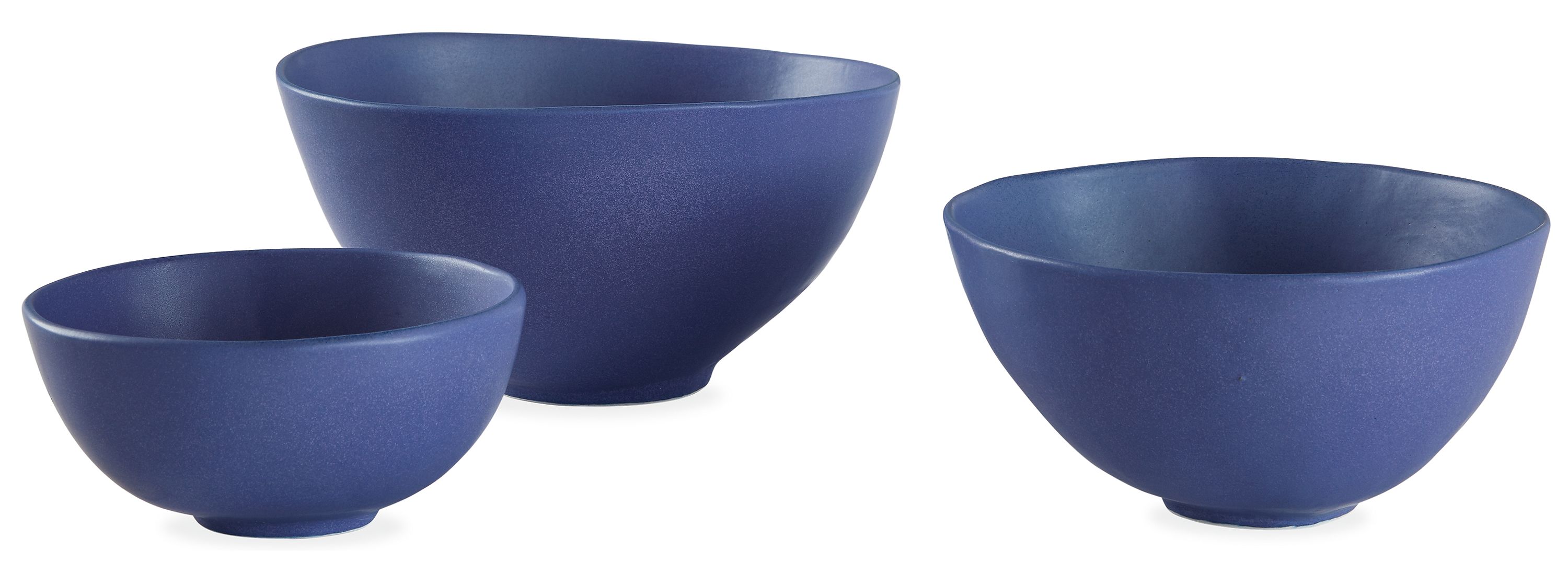 Anya Nesting Bowls In Peri Blue Kitchen Accessories Decor