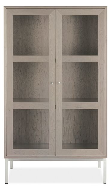 Delano Modern Glass Door Cabinet Modern Bar Cabinets Carts