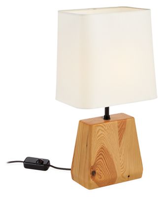 reclaimed wood table lamp