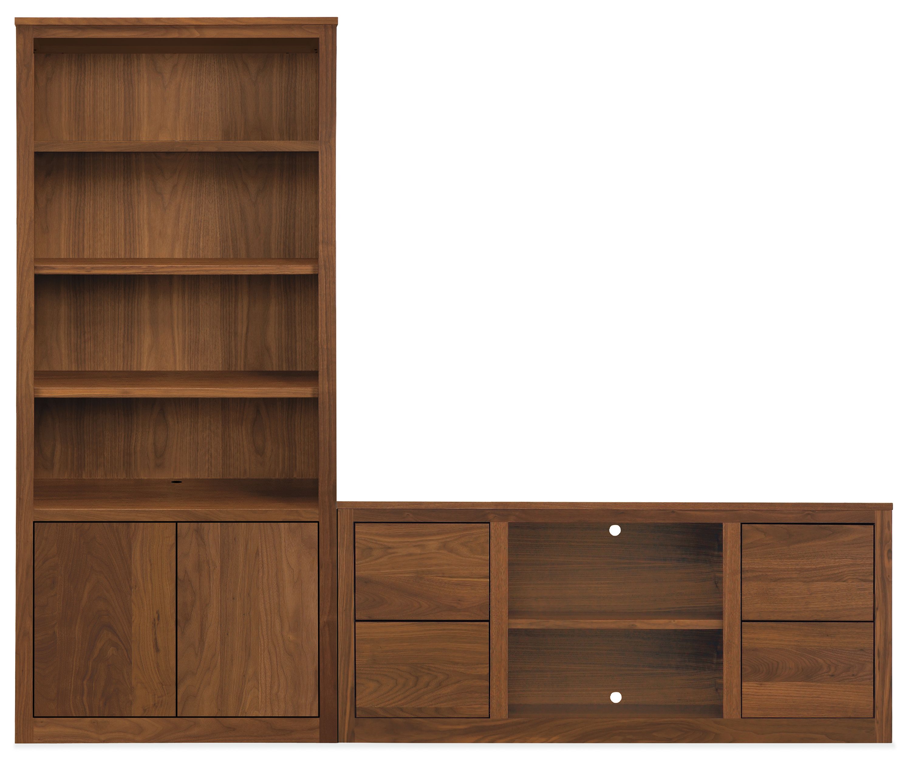 Woodwind 80h Bookcase Wall Units - Modern Bookcases & Shelves ...