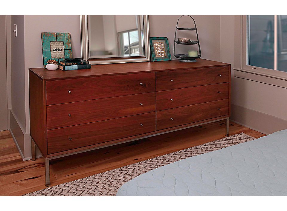 Delano Dresser In Walnut Room Board