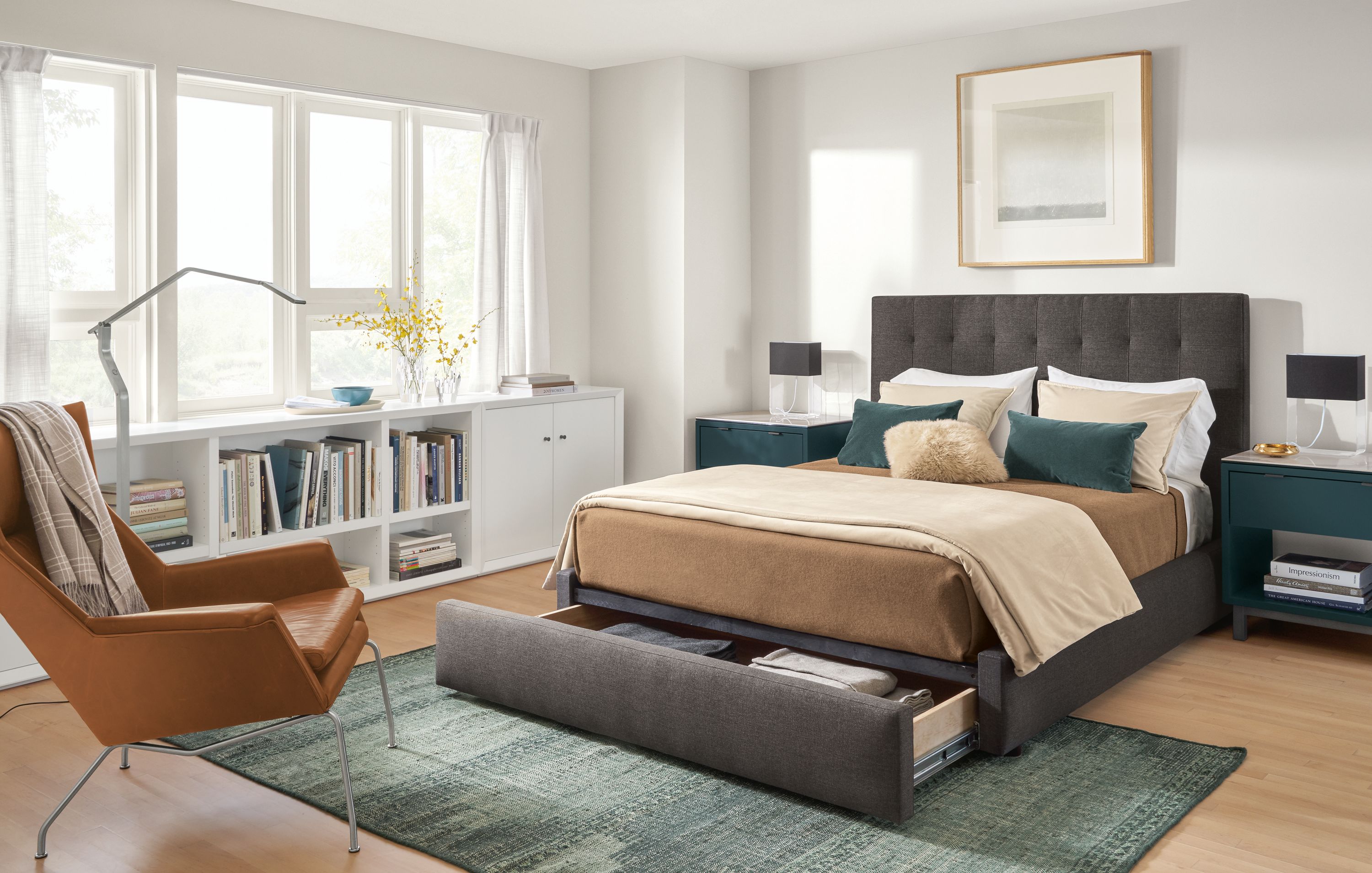 Avery Bed With Copenhagen Nightstand Room Board