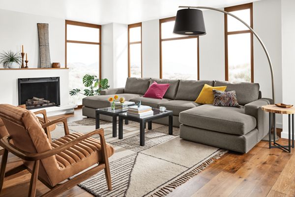 Allard End Tables in Natural Steel - Modern End Tables - Modern ...