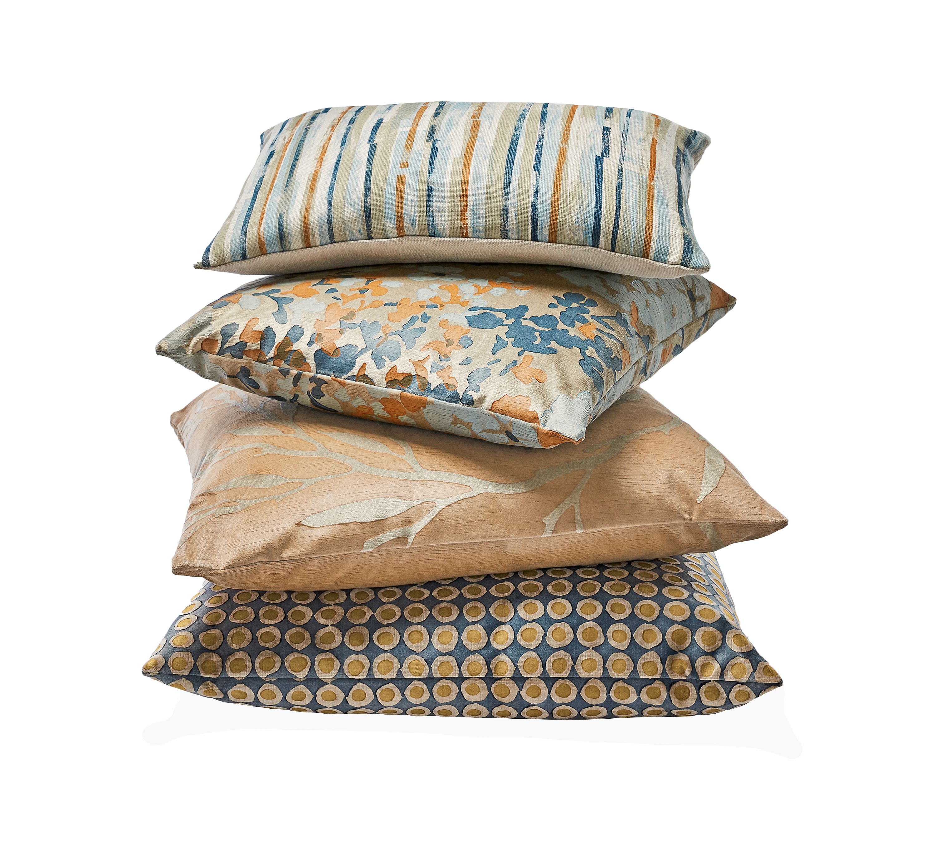 Camel Pillow Ensemble Modern Throw Pillows Modern Bedroom