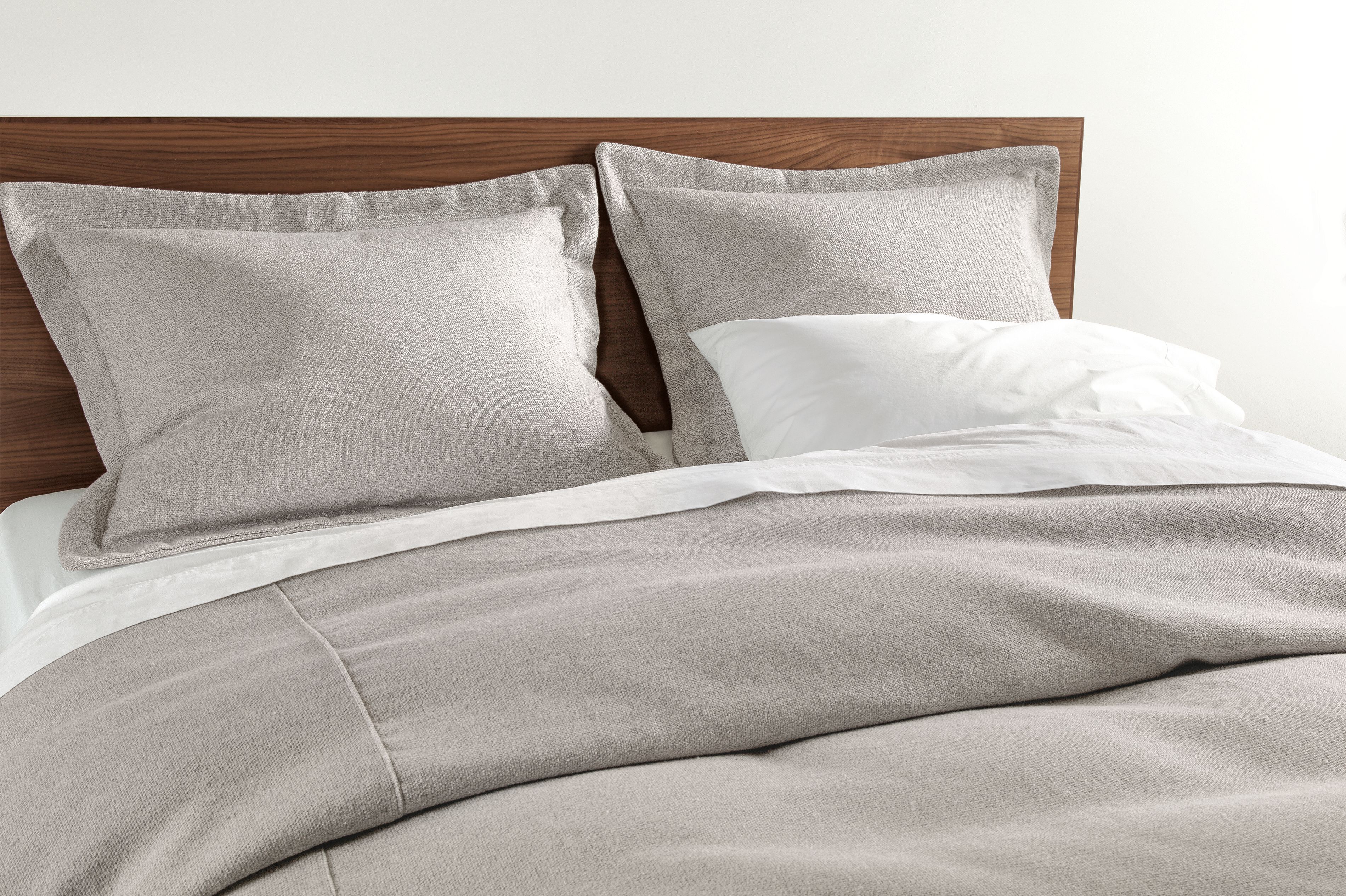 Covington Duvet Cover Shams In Grey Modern Duvet Covers