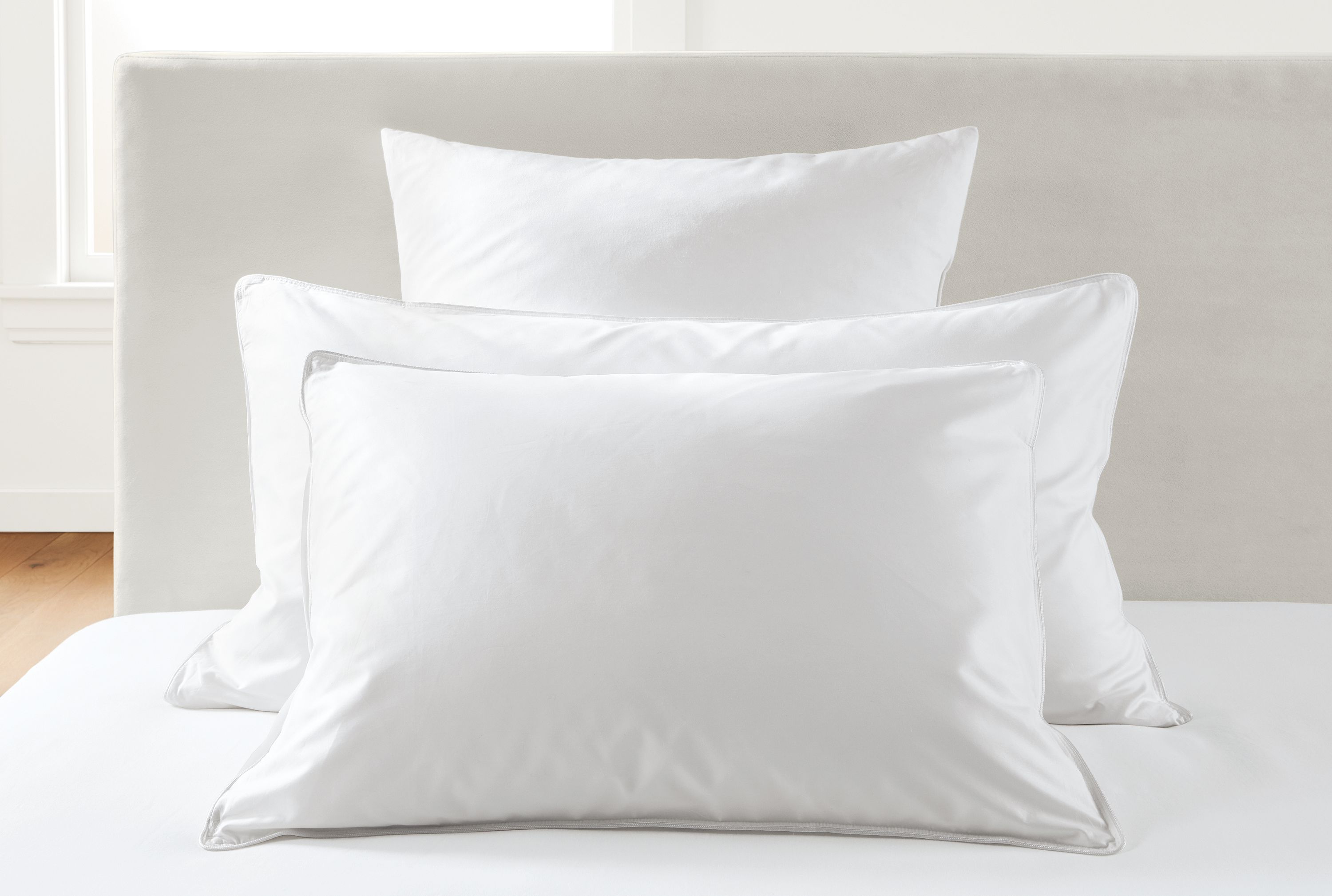 Feather Down Pillows Modern Bedding Basics Modern Bedroom