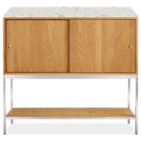 Linear Bar Cabinet With Quartz Top Modern Bar Cabinets Carts