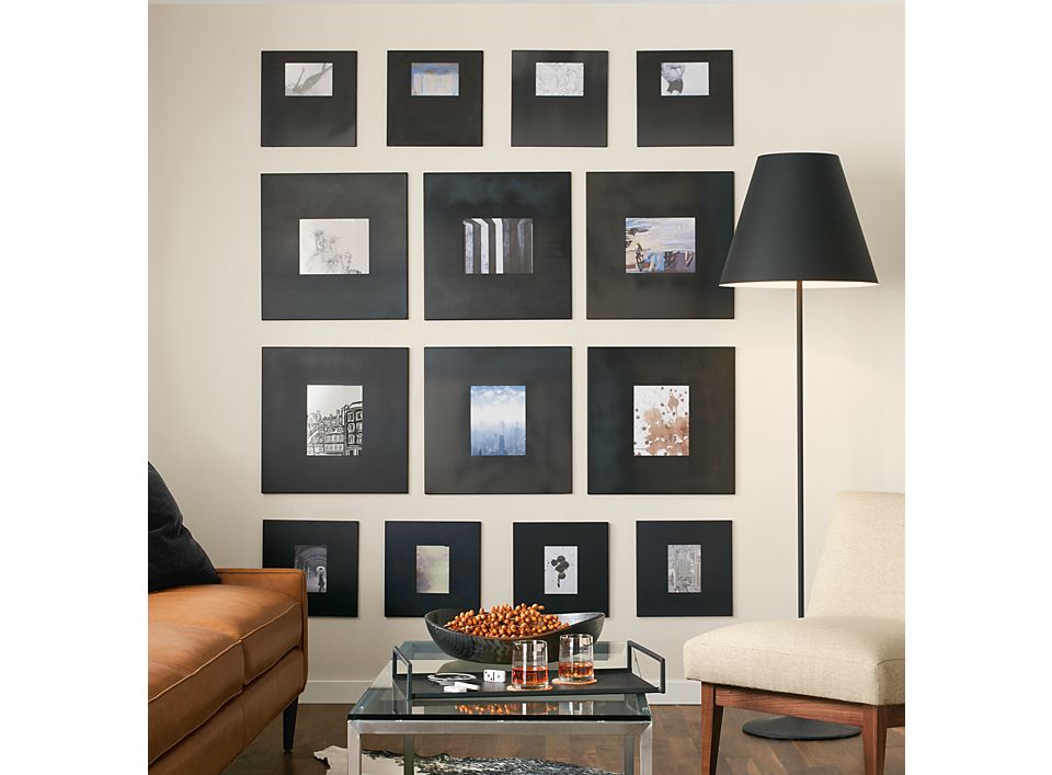 Natural Steel Manhattan Frame Wall Room Board