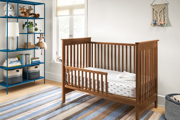 Nest Crib In Maple Modern Cribs Modern Kids Furniture Room