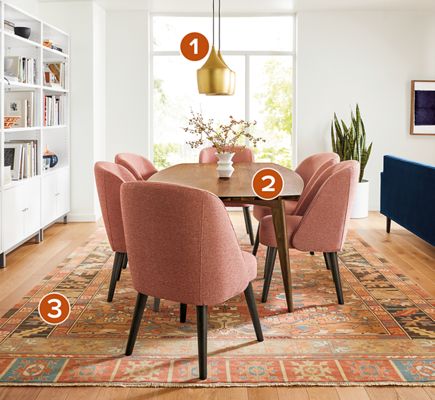 Ventura Table with Cora Chairs Room & Board