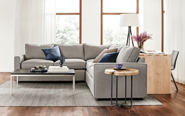 Allard End Tables in Natural Steel - Modern End Tables - Modern ...