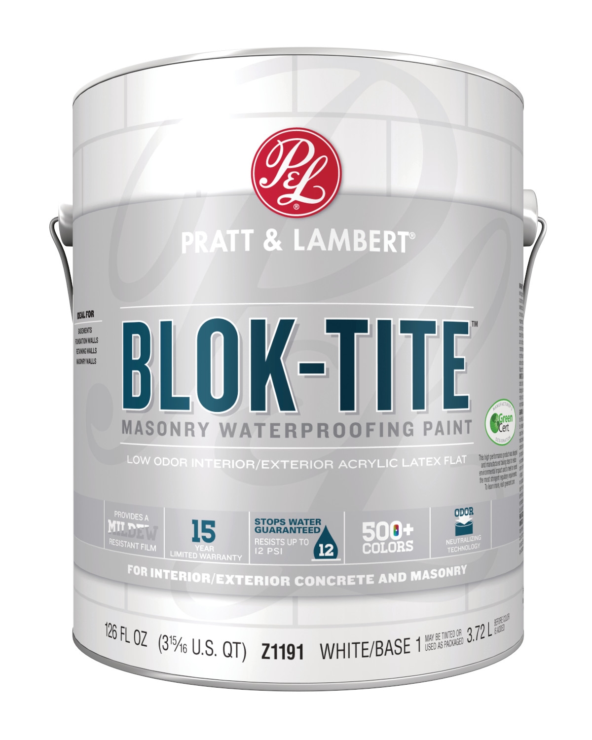 Pratt＆Lambert Blok-Tite™内部/外部丙烯酸砌体防水油漆