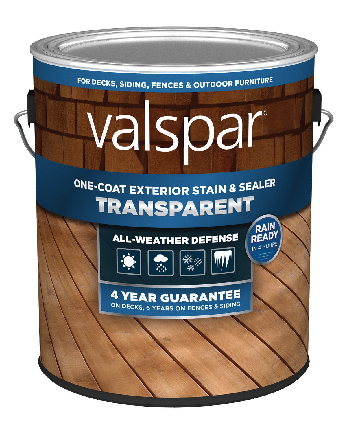 Valspar One-Coat Transparent Exterior Sealer, 1 Gallon Can