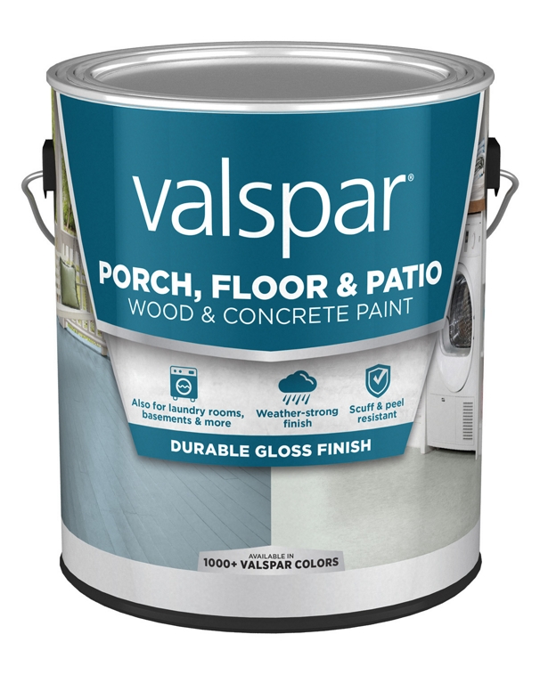 Latex Gloss Porch Floor Patio Paint Valspar Coating