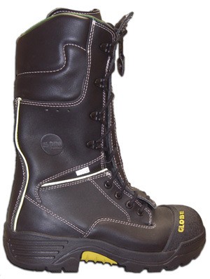 lace up structural firefighting boots